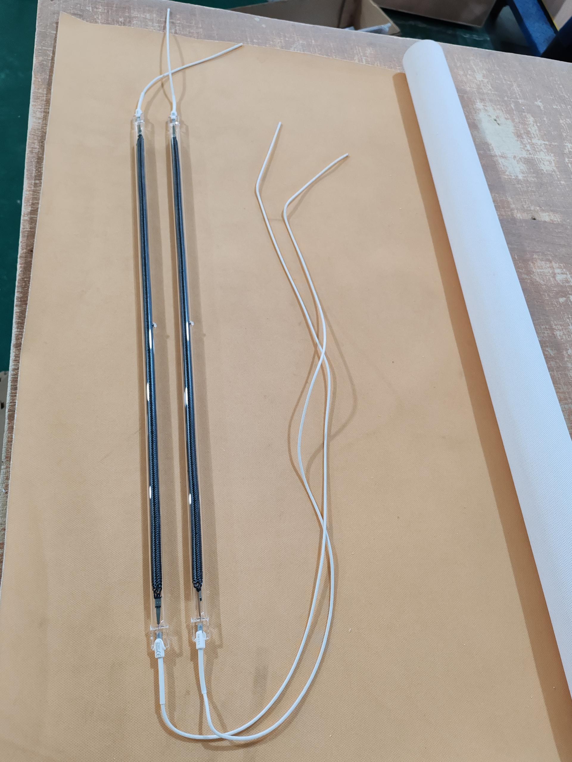 Hogekwalitatieve warmtelampen van koolstofvezel 570mm 220v 1000w
