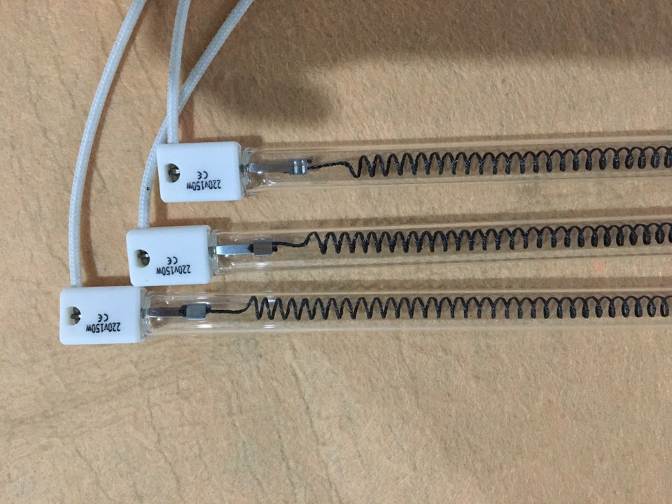Lampa riscaldante a fibra di carbonio per la soffiatura di bottiglie per animali domestici