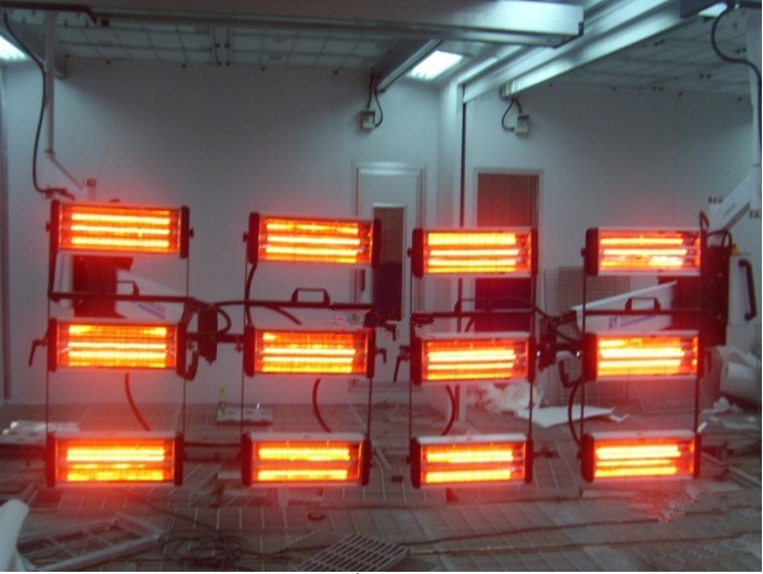 Lampa na zasychání pryskyřice brzdových destiček