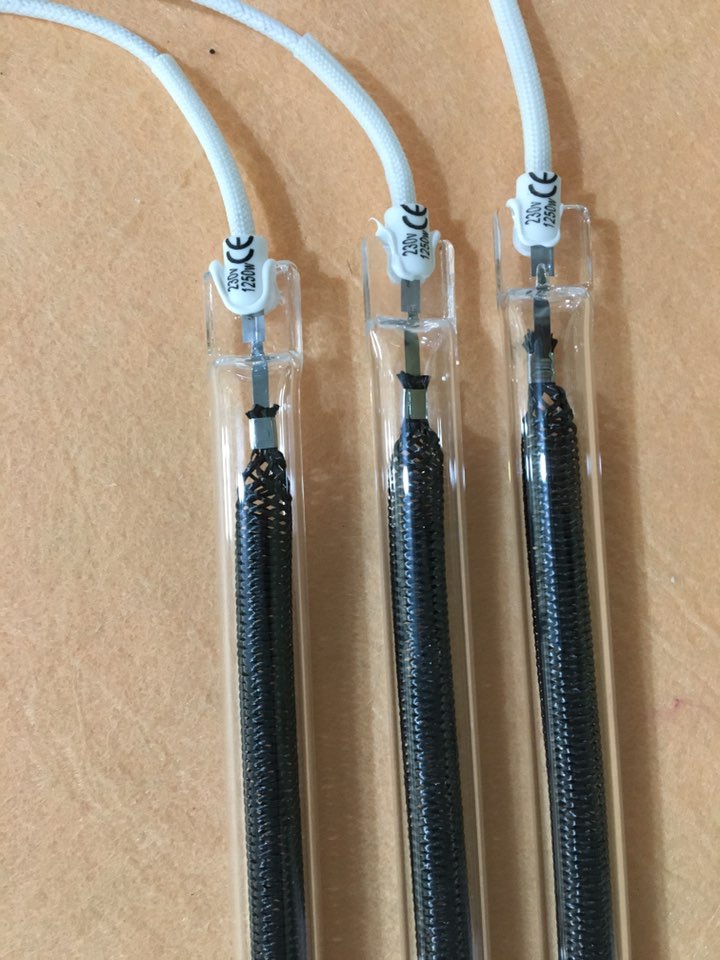 carbon fiber tube Wholesale carbon fiber far infrared heating tube carbon fiber heating lamp 1000w